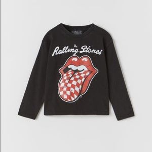 NWT. Zara Kids THE ROLLING STONES ® T-SHIRT. Size 9.     GIRLS SHIRT